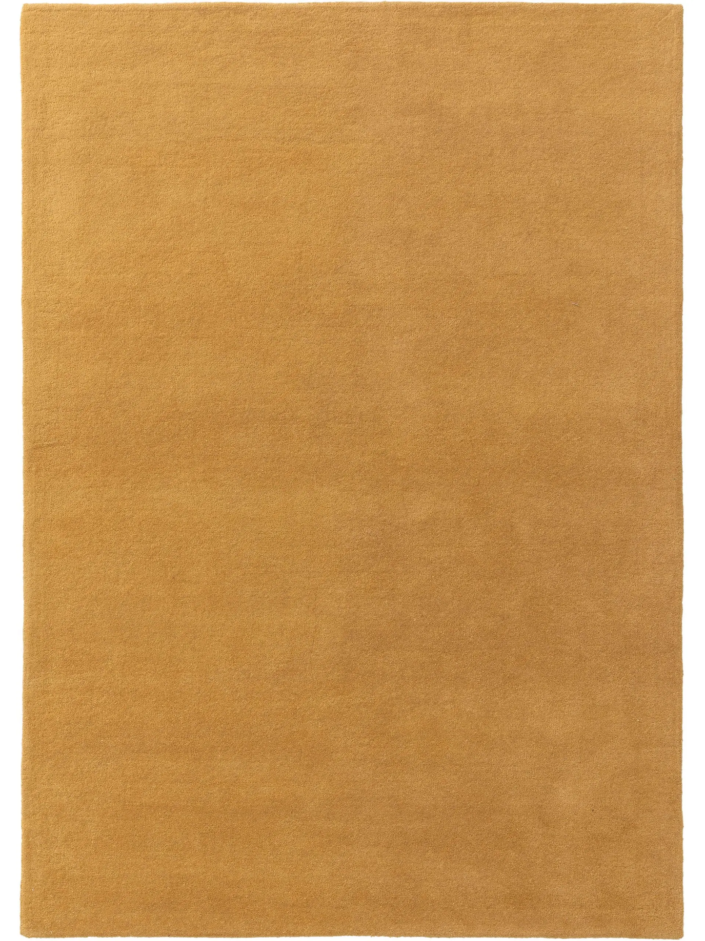 Golden Hour – Handmade Solid Area Rug in Warm Mustard | Wool | Perfect for Bedroom, Living room and Hallway | Haus of Weaves