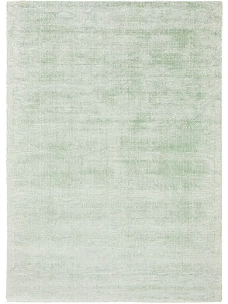 SAGE SERENITY – Handmade Solid Area Rug in Sage Green / Mint Green | Perfect for Bedroom, Living room Decor