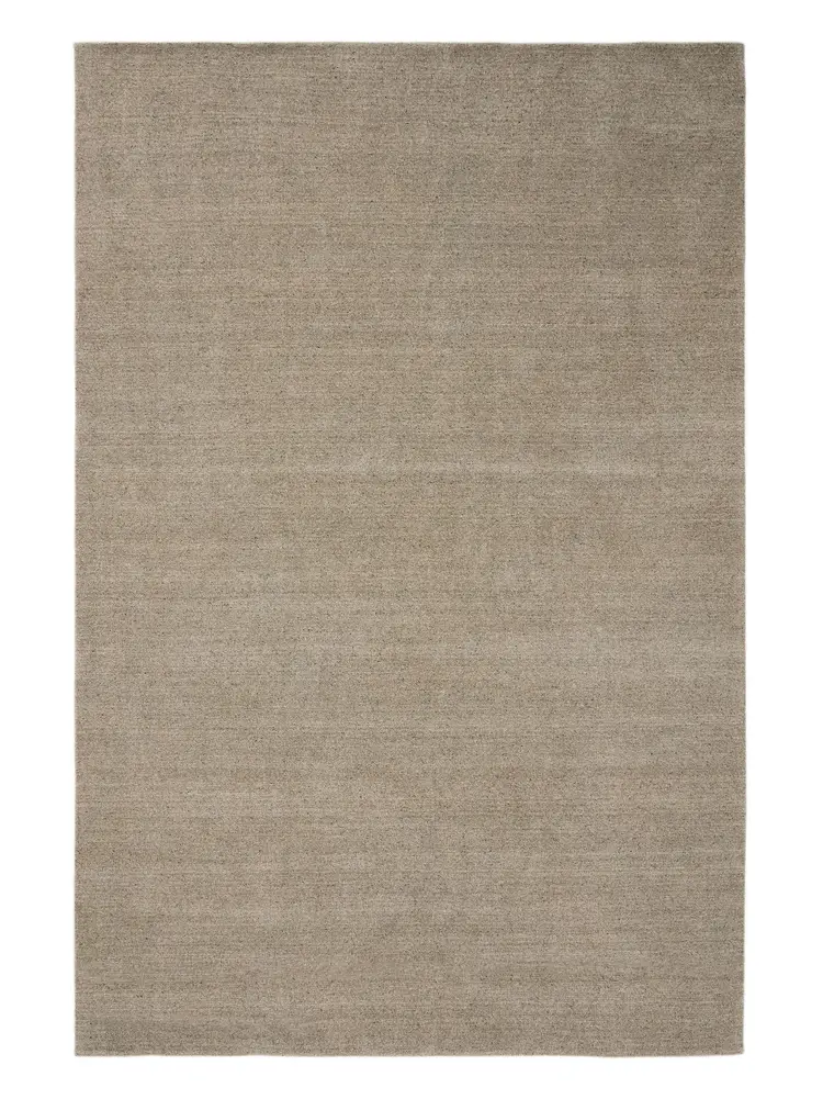 Pearl Grey – Handmade Solid Area Rug in Light Grey | Wool | Perfect for Bedroom, Living room & Hallway | Haus of Weaves