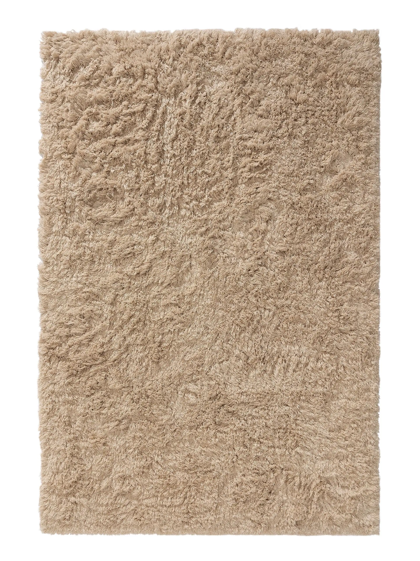 Earth Embrace – Handmade Shaggy Rug in Warm Taupe | Wool | Perfect for Bedroom, Living room and Hallway | Haus of Weaves