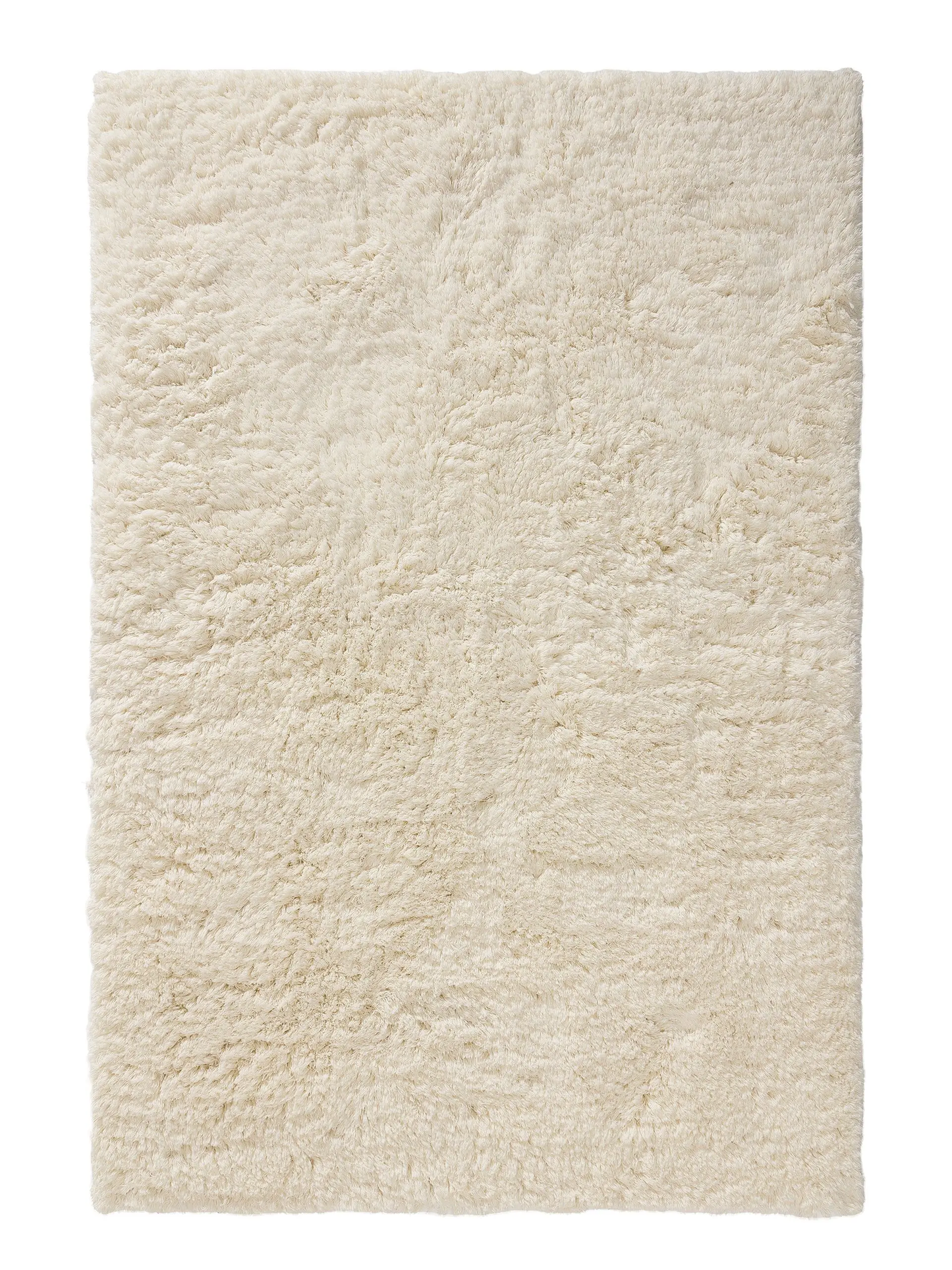 Cloud Whisper – Handmade Shaggy Rug in Creame Ivory | Wool | Perfect for Bedroom, Living room and Hallway | Haus of Weaves