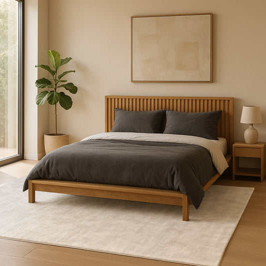 PEARL MIST – Handmade Solid Area Rug in Pearl Grey / Dove Grey | Viscose | Perfect for Bedroom, Living room and Hallway | Haus of Weaves