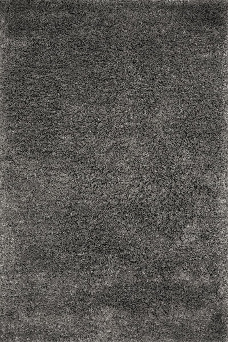 Charcoal Dreams – Handmade Shaggy Area Rug in Deep Charcoal Grey | Polyester | Perfect for Bedroom, Living room and Hallway | Haus of Weaves
