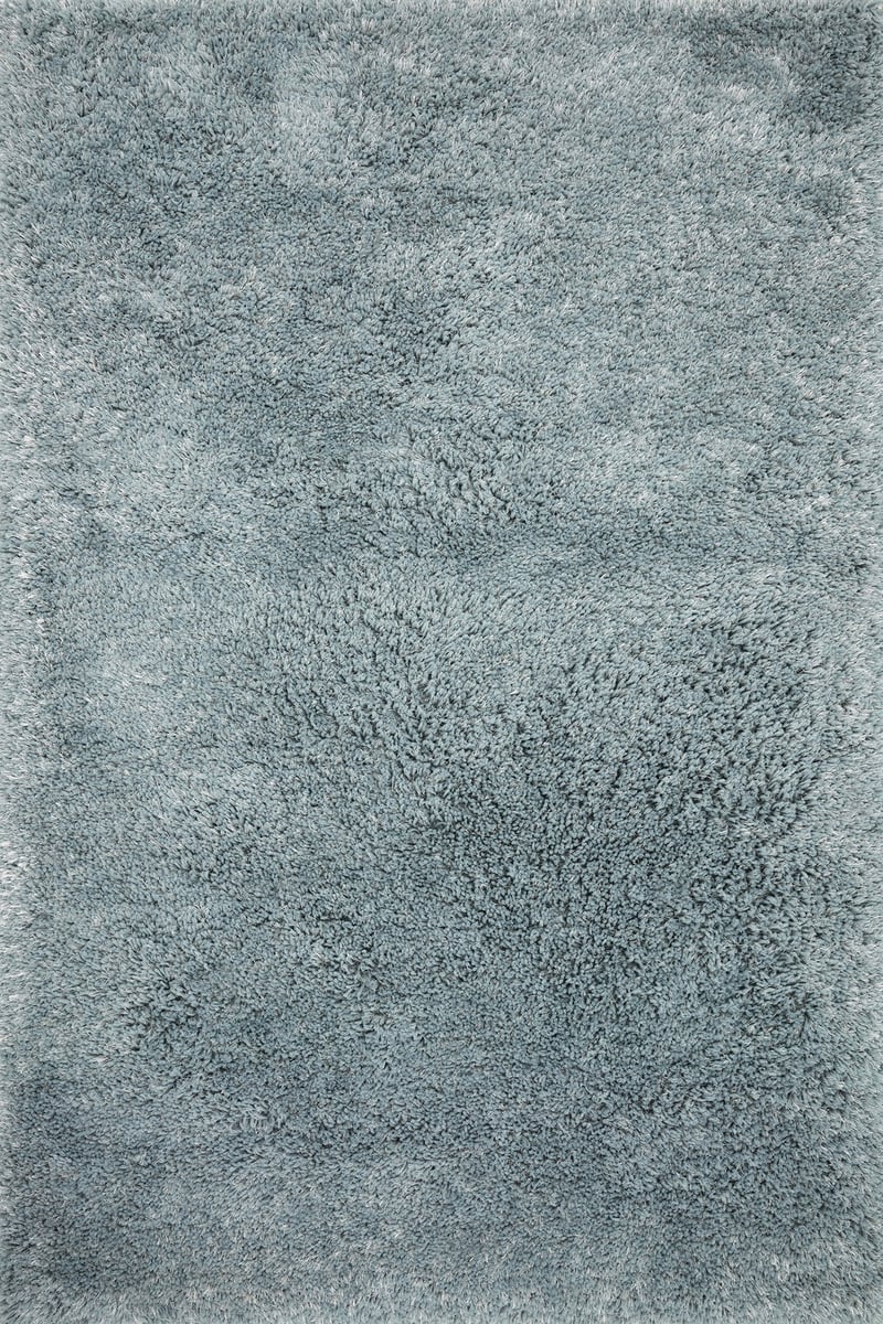 Sage Whisper – Handmade Shaggy Area Rug in Muted Blue-Grey | Polyester | Perfect for Bedroom, Living room and Hallway | Haus of Weaves