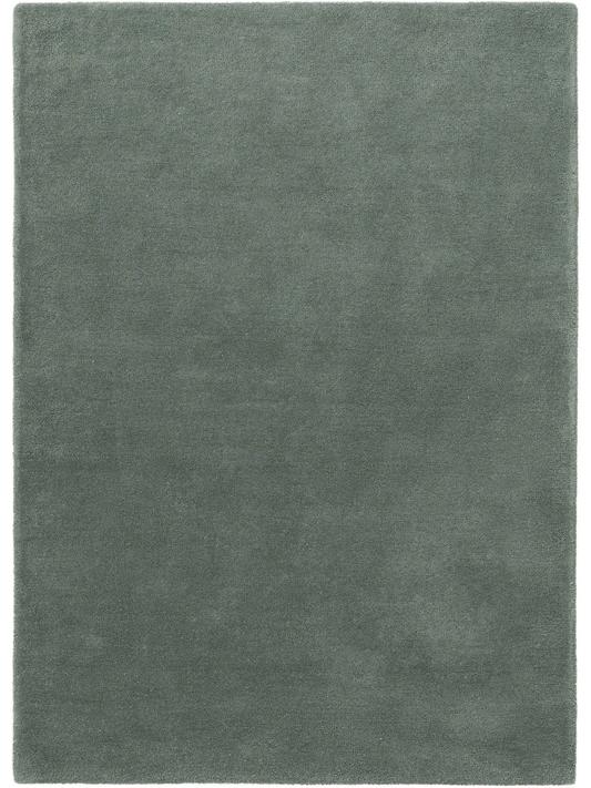 Ivy Hush – Handmade Solid Area Rug in Sage Green | Wool | Perfect for Bedroom, Living room and Hallway | Haus of Weaves
