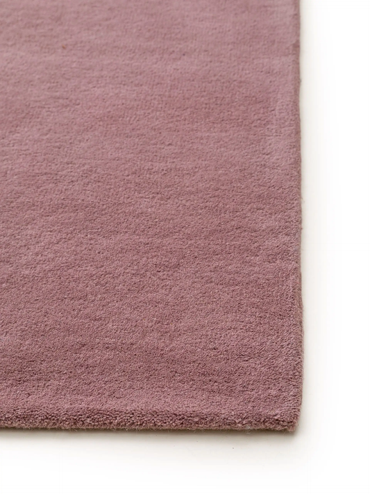 Royal Plum – Handmade Solid Area Rug in Plum Purple | Wool | Perfect for Bedroom, Living room and Hallway | Haus of Weaves