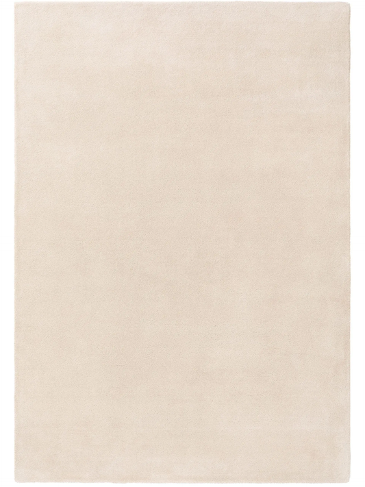 Vanilla Cream – Handmade Solid Area Rug in Creame | Wool | Perfect for Bedroom, Living room and Hallway | Haus of Weaves