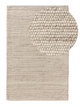 Orbis Warm – Handmade Geometry Rug in Beige/Cream | Wool & Polyester | Perfect for Bedroom, Living room and Hallway | Haus of Weaves
