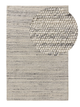 Orbis Natural – Handmade Geometry Rug in Light Grey | Wool & Polyester | Perfect for Bedroom, Living room and Hallway | Haus of Weaves