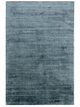 STEEL BLUE HORIZON – Handmade Solid Area Rug in Steel Blue / Slate Blue | Perfect for Bedroom, Living room Decor