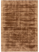 COGNAC COMFORT – Handmade Solid Area Rug in Cognac Brown / Caramel | Perfect for Bedroom, Living room Decor