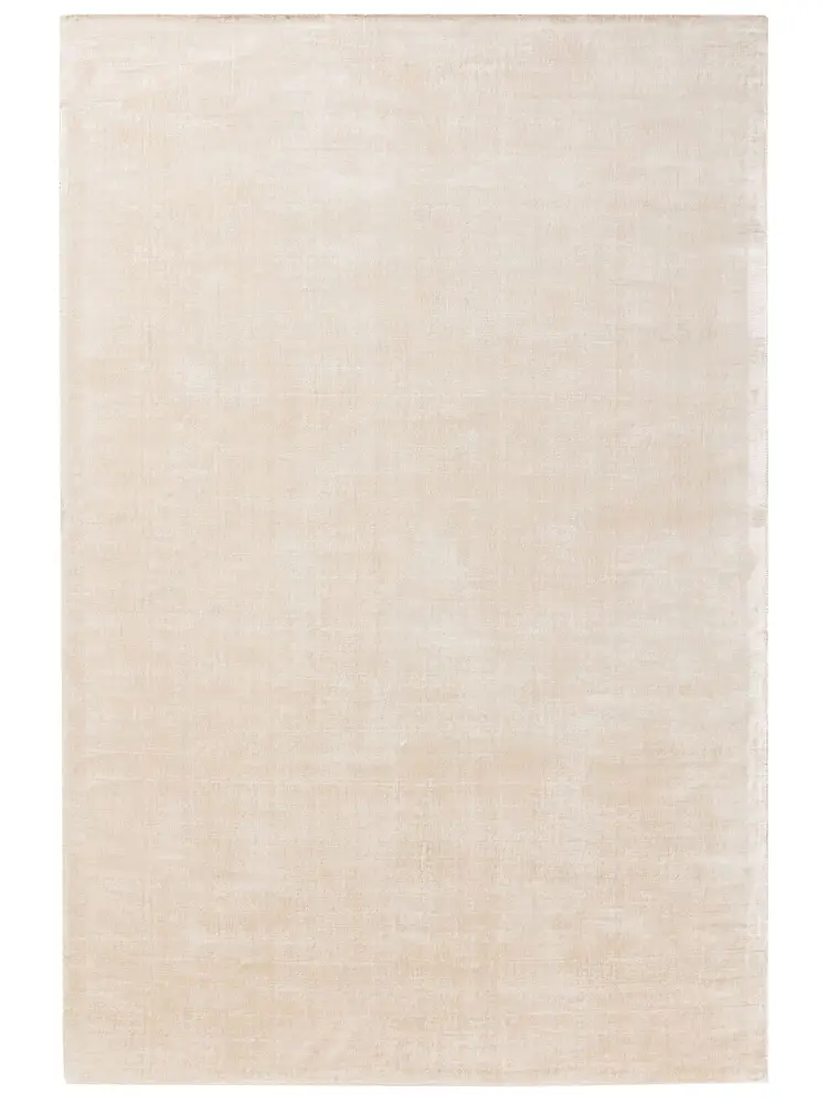 CHAMPAGNE DREAMS – Handmade Solid Area Rug in Champagne / Warm Ivory | Perfect for Bedroom, Living room Decor