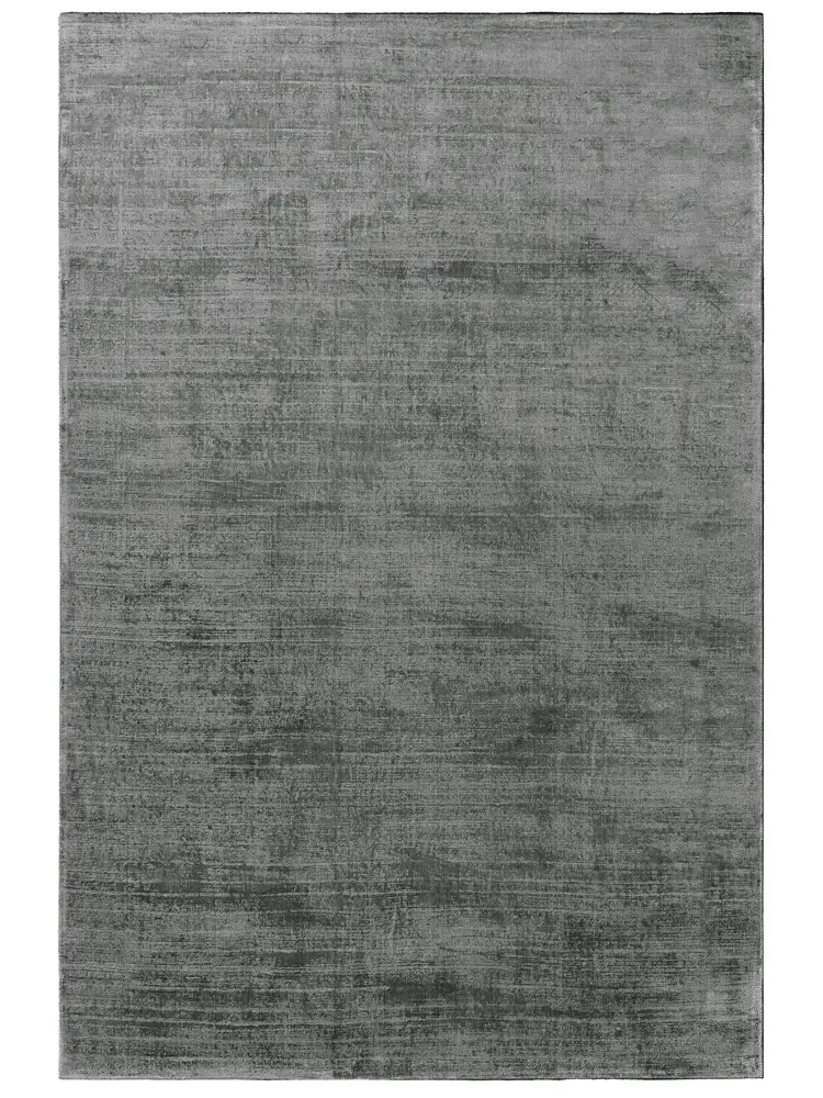 STORM CLOUD – Handmade Solid Area Rug in Storm Grey / Charcoal | Perfect for Bedroom, Living room Decor