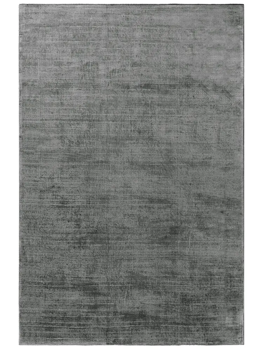 STORM CLOUD – Handmade Solid Area Rug in Storm Grey / Charcoal | Perfect for Bedroom, Living room Decor