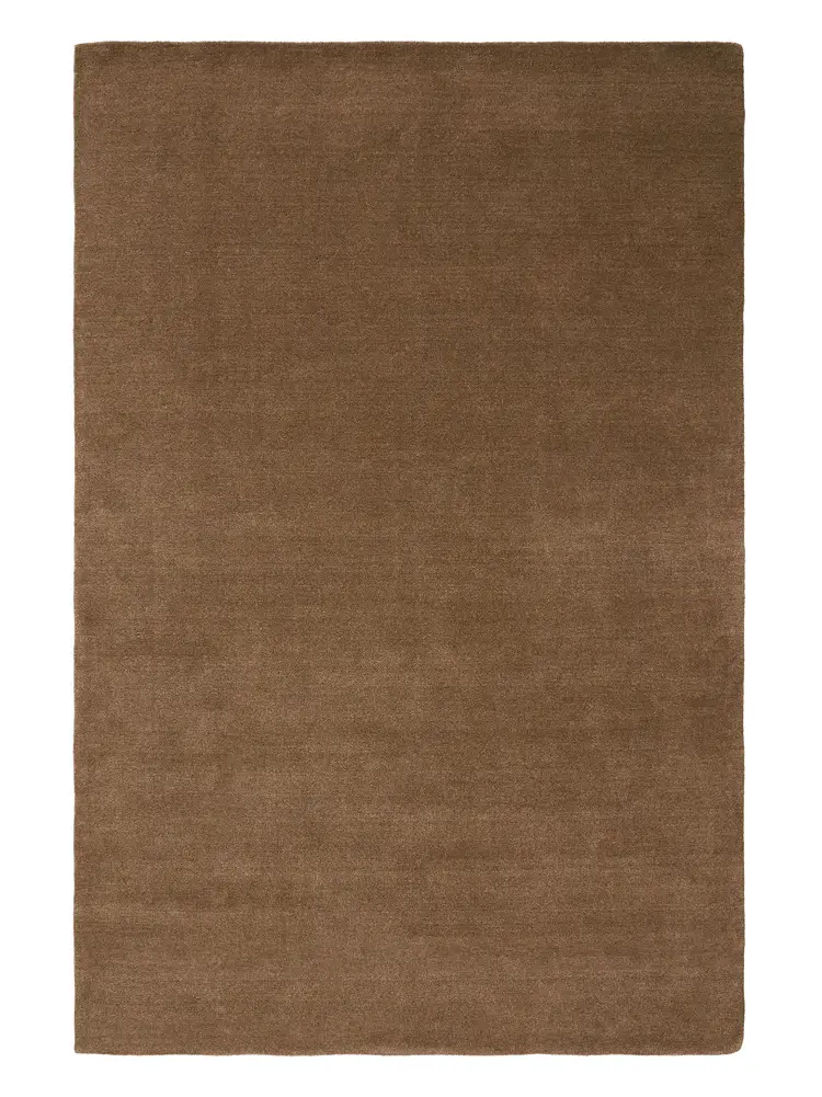 Chestnut Brown – Handmade Solid Area Rug in Brown | Wool | Perfect for Bedroom, Living room and Hallway | Haus of Weaves