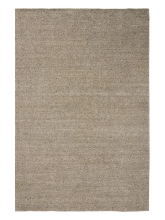 Pearl Grey – Handmade Solid Area Rug in Light Grey | Wool | Perfect for Bedroom, Living room & Hallway | Haus of Weaves