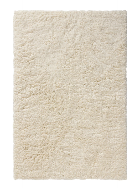 Cloud Whisper – Handmade Shaggy Rug in Creame Ivory | Perfect for Bedroom, Living room Decor