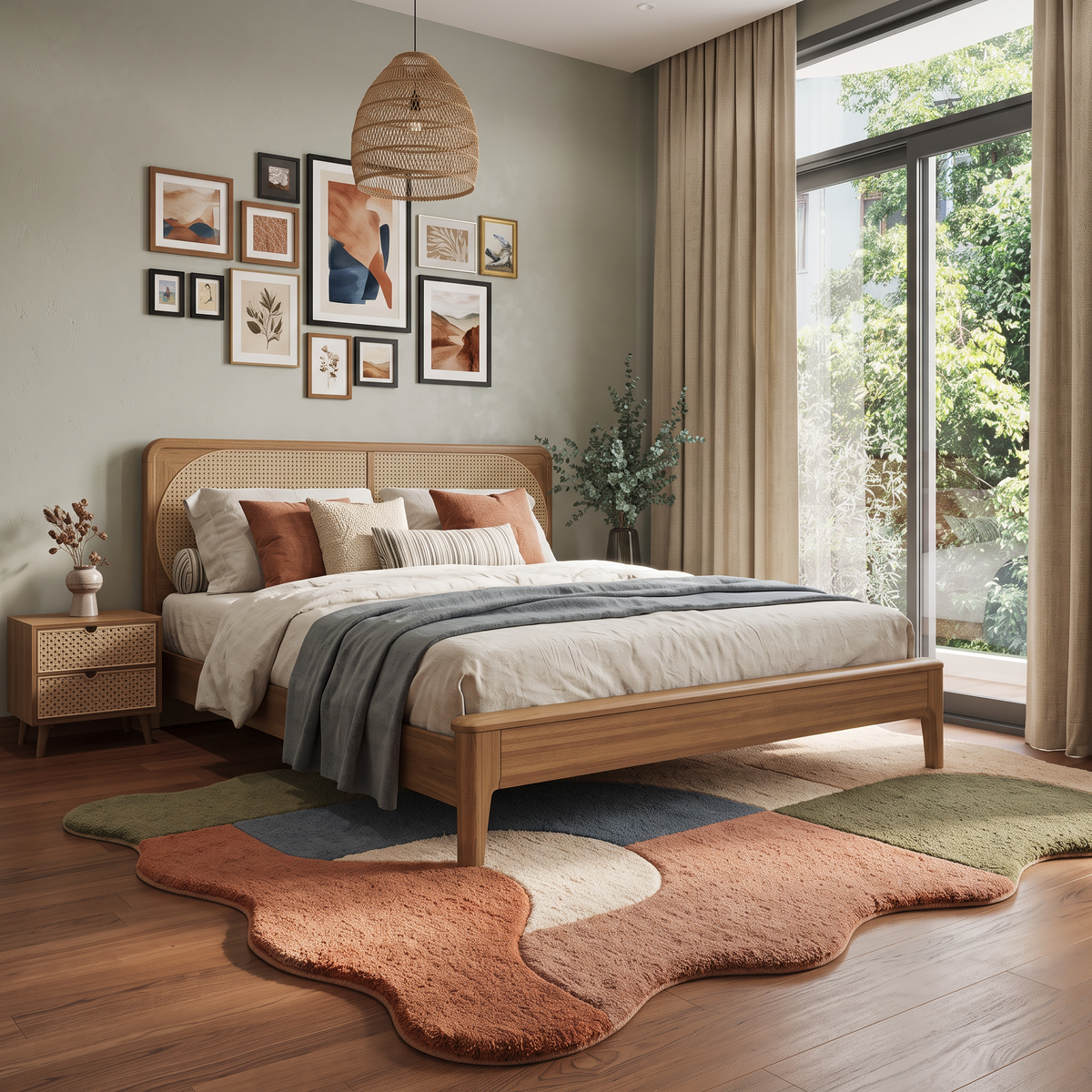 Multicolor Abstract Hand-Tufted Wool Area Rug – Forma | Haus of Weaves