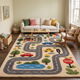 Multicolor Kids Wool Hand-Tufted Rug – Little Roadways | Haus of Weaves