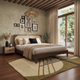 Intersect – Olive & Beige Linear Abstract Area Rug | Haus of Weaves
