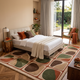 Mosaic Forms – Retro Geometric Abstract Area Rug | Haus of Weaves