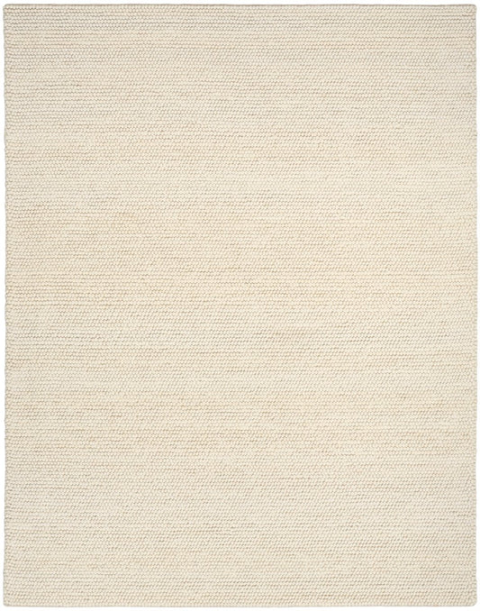 Coastal Drift – Handmade Contemporary Area Rug in Warm Cream | Perfect for Bedroom, Living room Decor
